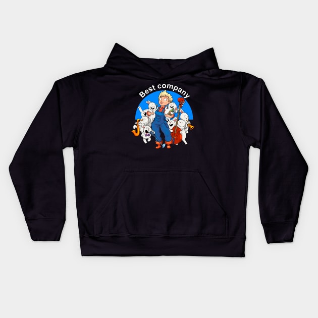 Jazz Rabbit band Kids Hoodie by PontPilat